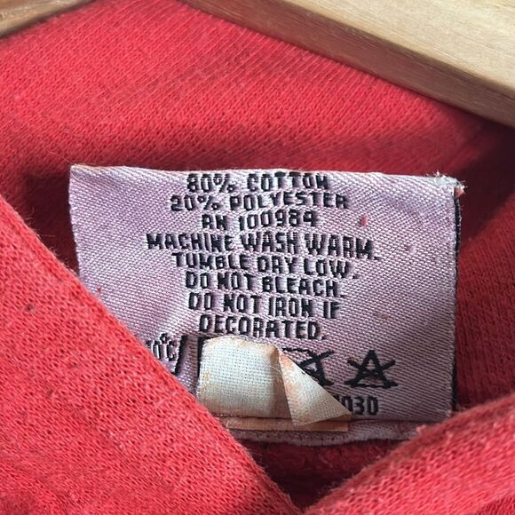 Y2K key west Florida pullover red hoodie sweater size small unisex - Picture 7 of 11